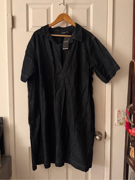 Ralph Lauren Dresses & Skirts - Ralph Lauren Dark Indigo Denim Tunic